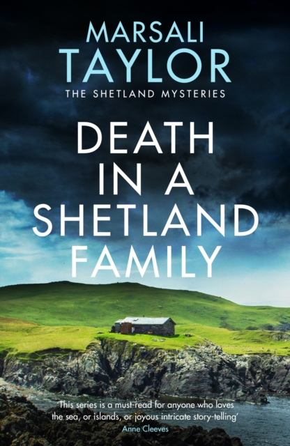 Coperta cărții 'Death in a Shetland Family - Marsali Taylor'