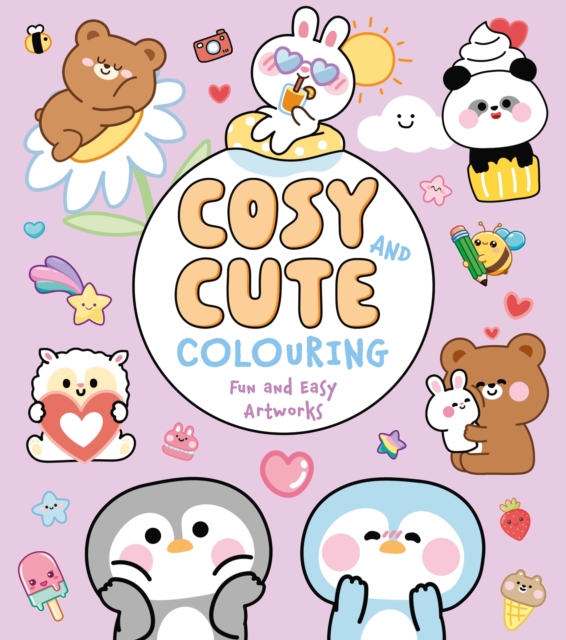 Coperta cărții 'Cosy and Cute Colouring - Violet Peto'