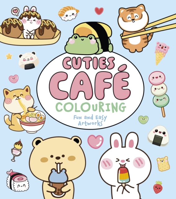 Coperta cărții 'Cuties Cafe Colouring - Violet Peto'