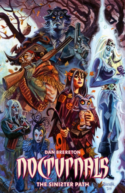 Coperta cărții 'Nocturnals: The Sinister Path - Dan Brereton'