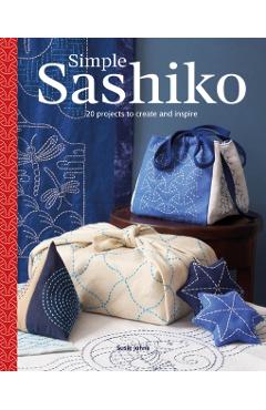 Coperta cărții 'Simple Sashiko - Susie Johns'