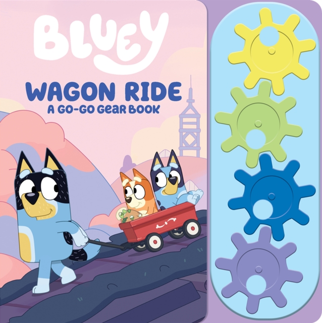 Coperta cărții 'Bluey: Wagon Ride A Go-Go Gear Sound Book -'