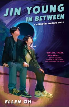 Coperta cărții 'Jin Young, in Between: A Colliding Worlds Book - Ellen Oh'