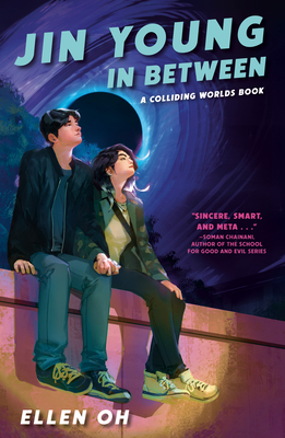 Coperta cărții 'Jin Young, in Between: A Colliding Worlds Book - Ellen Oh'