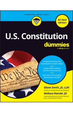 Coperta cărții 'U.S. Constitution for Dummies, All New Edition -'
