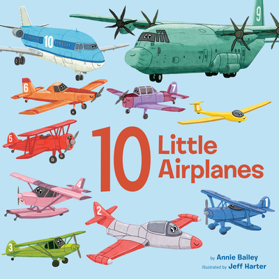 Coperta cărții '10 Little Airplanes - Annie Bailey'