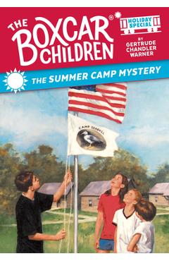 Coperta cărții 'The Summer Camp Mystery: A Summer Holiday Special - Gertrude Chandler Warner'