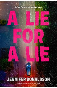Coperta cărții 'A Lie for a Lie - Jennifer Donaldson'