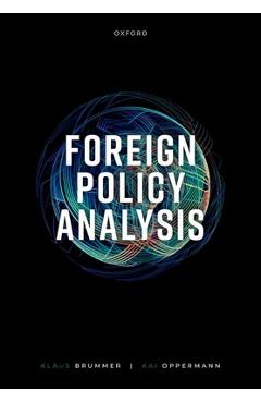 Coperta cărții 'Foreign Policy Analysis - Klaus Brummer'