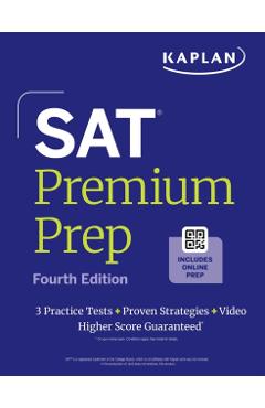 Coperta cărții 'SAT Premium Prep: Fourth Edition -'