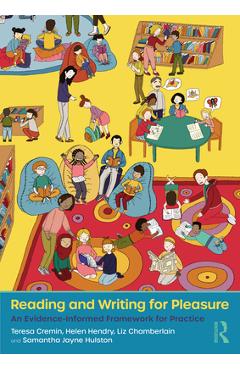 Coperta cărții 'Reading and Writing for Pleasure: An Evidence-Informed Framework for Practice - Teresa Cremin'