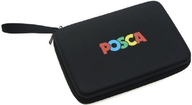 Uniball Posca. Mapa PVC dur echipata cu 24 markere