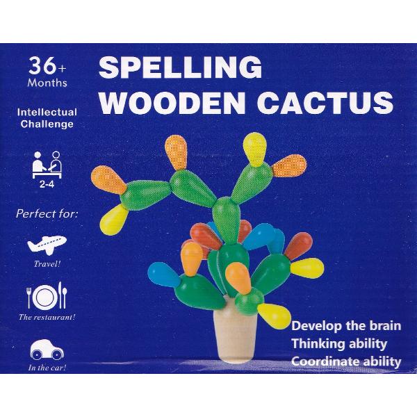 Joc din lemn de echilibru: Cactus