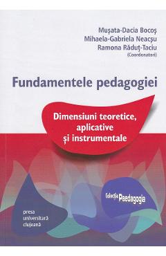Poza produsului Fundamentele pedagogiei. Dimensiuni teoretice, aplicative si instrumentale - Musata-Dacia Bocos, Mihaela-Gabriela Neacsu, Ramona Radut-Taciu