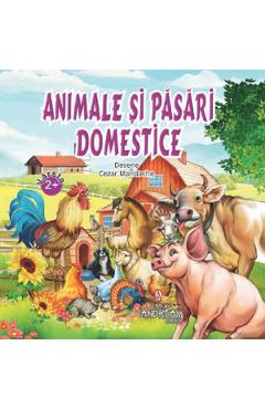 Coperta cărții 'Animale și păsări domestice'