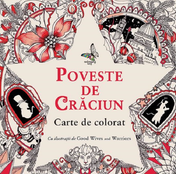 Carte de colorat: Poveste de Craciun