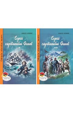 Poza produsului Pachet 2 volume: Copiii capitanului Grant - Jules Verne
