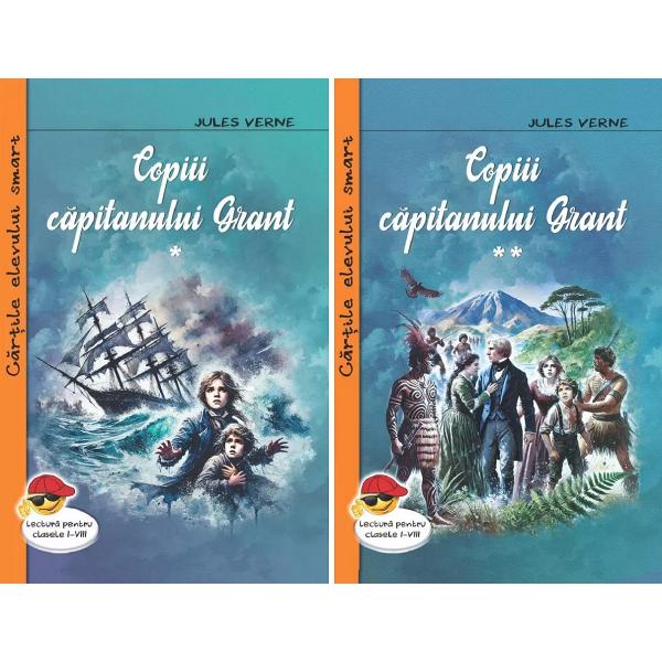 Pachet 2 volume: Copiii capitanului Grant - Jules Verne