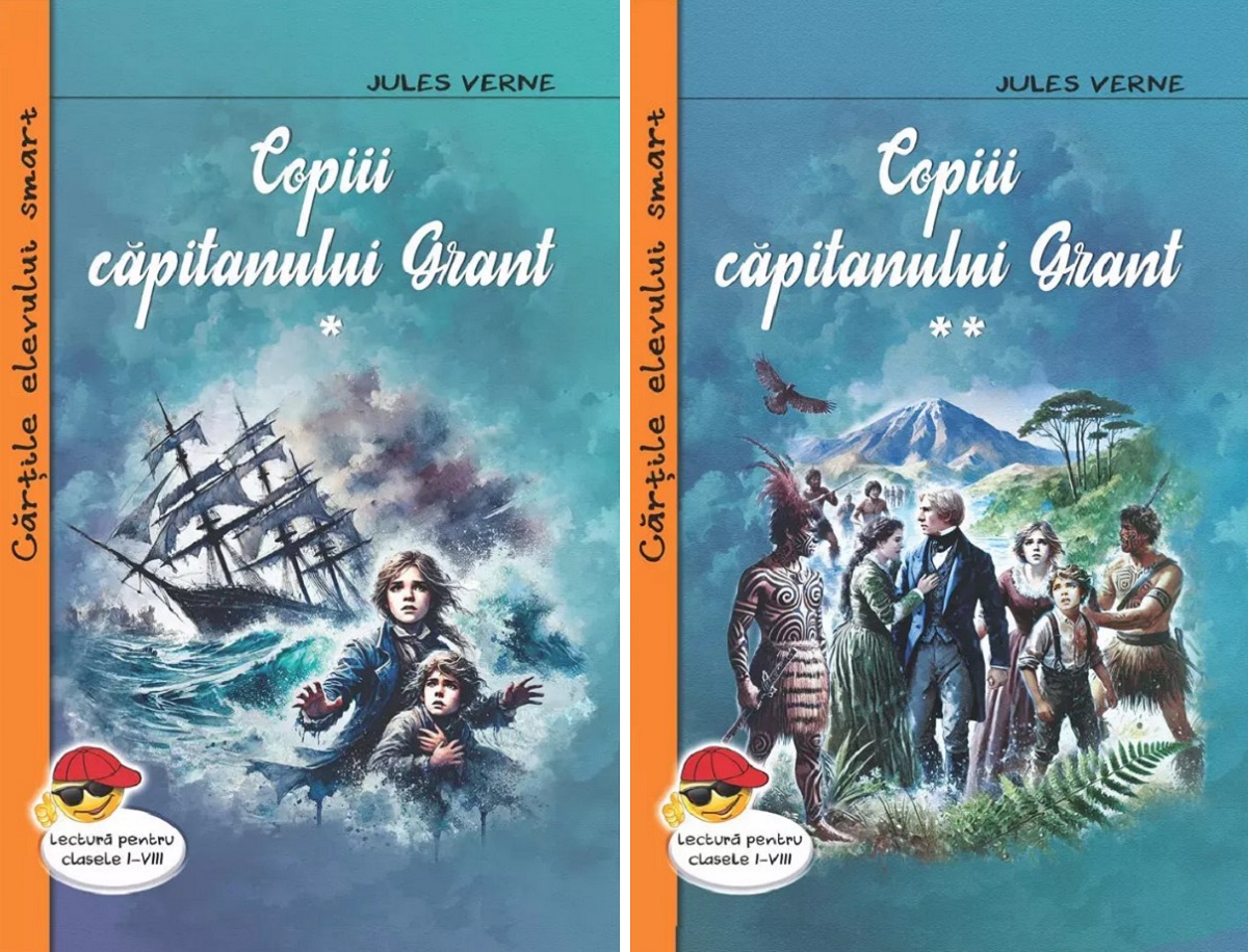 Pachet 2 volume: Copiii capitanului Grant - Jules Verne