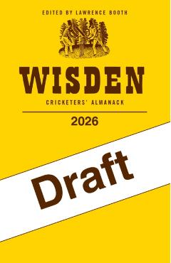 Coperta cărții 'Wisden Cricketers' Almanack 2026 -'