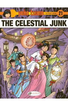 Coperta cărții 'Yoko Tsuno Vol. 21: The Celestial Junk - Roger Leloup'