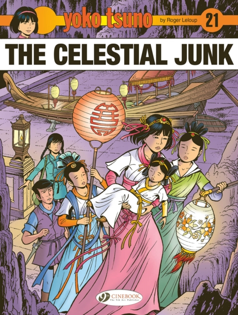 Coperta cărții 'Yoko Tsuno Vol. 21: The Celestial Junk - Roger Leloup'