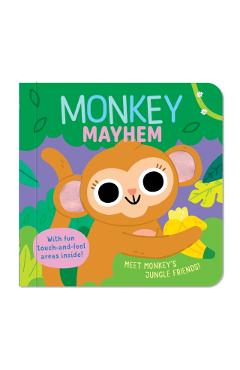 Coperta cărții 'Monkey Mayhem -'