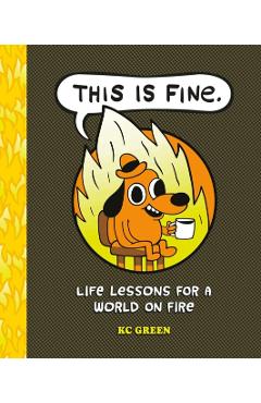 Coperta cărții 'This Is Fine: Life Lessons for a World on Fire - Kc Green'
