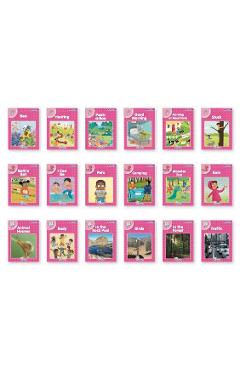 Poza produsului Jolly Phonics Pink Readers Complete Set: In Print Letters (American English Edition) - Sara Wernham