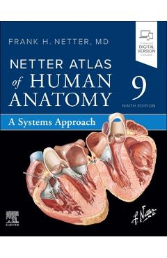 Coperta cărții 'Netter Atlas of Human Anatomy: A Systems Approach - Frank H. Netter'