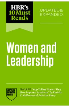 Coperta cărții 'Hbr's 10 Must Reads on Women and Leadership, Updated and Expanded (Featuring Stop Telling Women They Have Impostor'