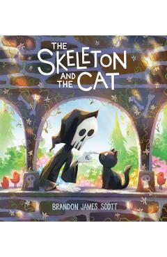 Coperta cărții 'The Skeleton and the Cat - Brandon James Scott'