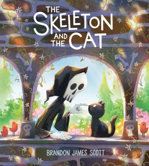 Coperta cărții 'The Skeleton and the Cat - Brandon James Scott'