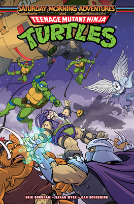 Coperta cărții 'Teenage Mutant Ninja Turtles: Saturday Morning Adventures, Vol. 8 - Erik Burnham'