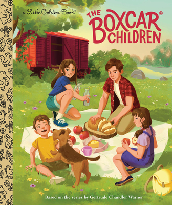 Coperta cărții 'The Boxcar Children Little Golden Book - Gertrude Chandler Warner'