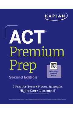 Coperta cărții 'ACT Premium Prep: Second Edition -'