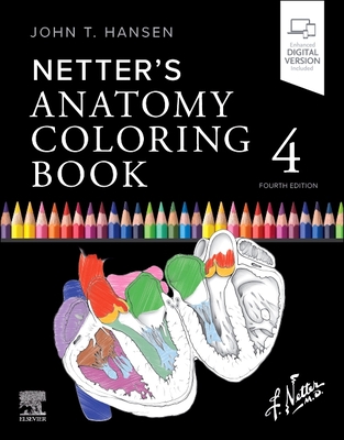 Coperta cărții 'Netter's Anatomy Coloring Book - John T. Hansen'