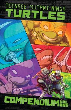 Coperta cărții 'Teenage Mutant Ninja Turtles: Ongoing Compendium, Vol. 1 - Kevin Eastman'