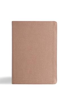 Coperta cărții 'KJV Study Bible, Personal Size Edition, Rose Gold Leathertouch -'