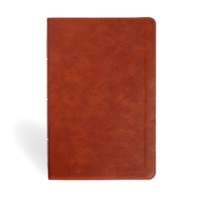NASB Personal Size Giant Print Bible, Burnt Sienna Leathertouch, Indexed - 