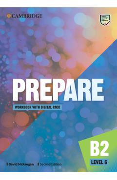 Coperta cărții 'Prepare Level 6 Workbook with Digital Pack [With eBook] - David Mckeegan'