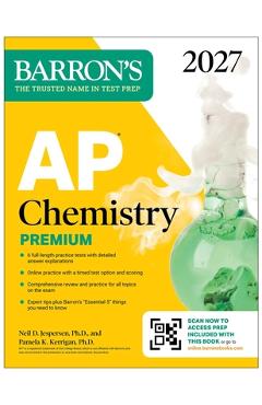 Coperta cărții 'AP Chemistry Premium, 2027: Prep Book with 6 Practice Tests + Comprehensive Review + Online Practice - Neil D. Jespersen'
