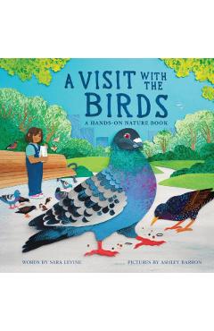 Coperta cărții 'A Visit with the Birds: A Hands-On Nature Book - Sara Levine'