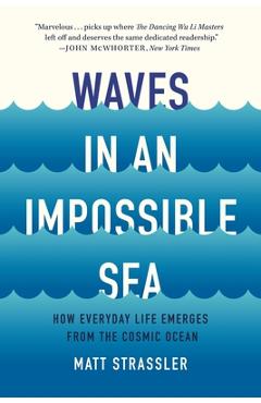 Coperta cărții 'Waves in an Impossible Sea: How Everyday Life Emerges from the Cosmic Ocean - Matt Strassler'