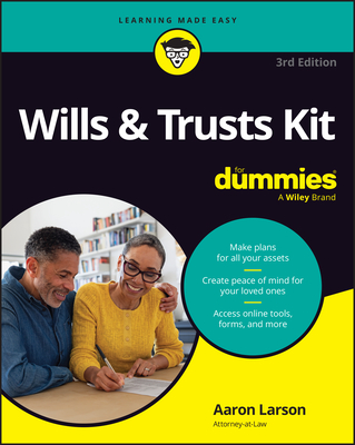 Coperta cărții 'Wills & Trusts Kit for Dummies - Aaron Larson'