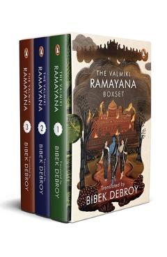 Coperta cărții 'The Valmiki Ramayana (Volume 1-3): Premium Collectors' Edition - Bibek Debroy (tr ).'