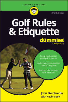 Coperta cărții 'Golf Rules & Etiquette for Dummies - John Steinbreder'