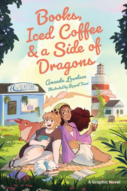 Coperta cărții 'Books, Iced Coffee & a Side of Dragons - Amanda Lovelace'