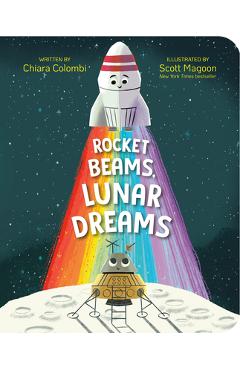 Coperta cărții 'Rocket Beams, Lunar Dreams - Chiara Colombi'