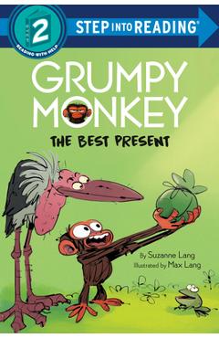 Coperta cărții 'Grumpy Monkey the Best Present - Suzanne Lang'